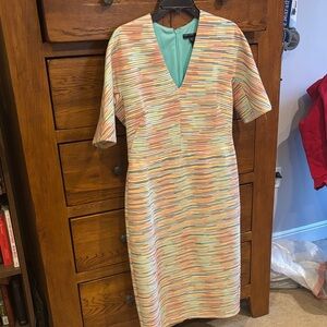 Maggy London Multicolor Striped Dress